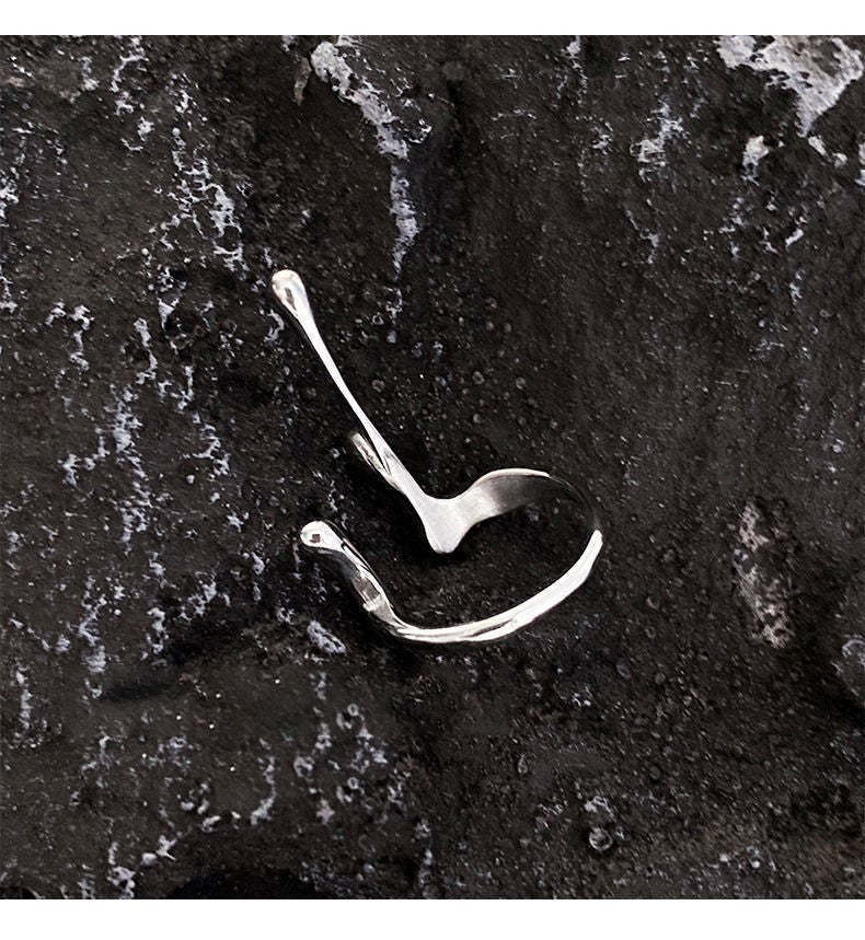 Copper Open Ring for Women Adjustable Index Finger Style