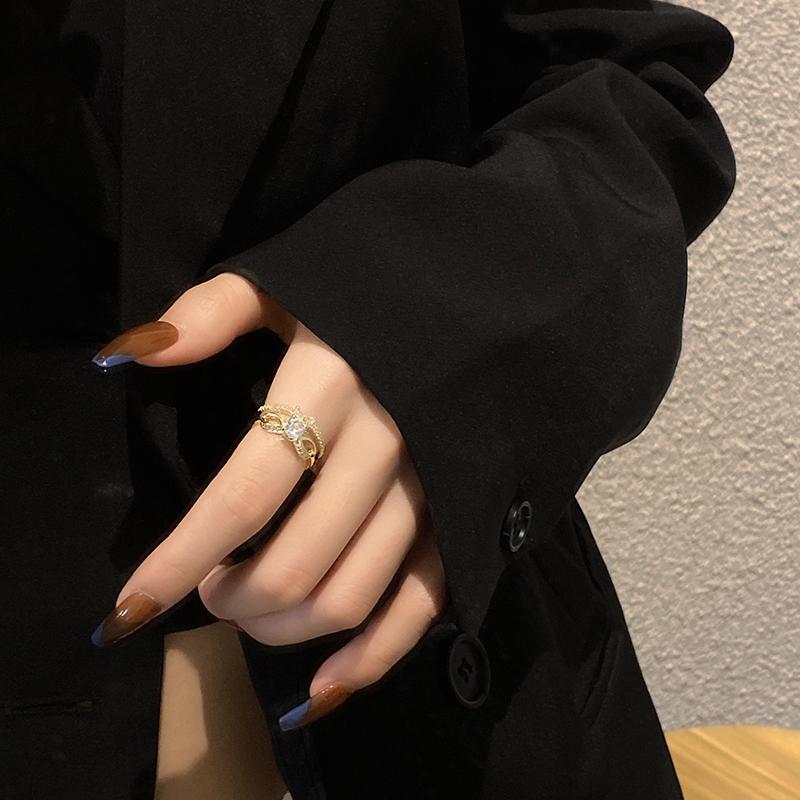 Bow Ring Adjustable Gold Plated Alloy Statement Jewelry For Women Elegant Unique Design Durable Quality Styles