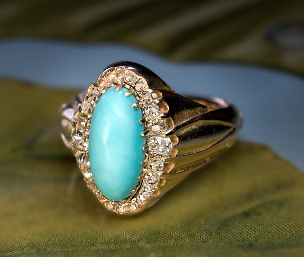 Womens Geometric Alloy Ring With Diamond Accents Retro Fashion Jewelry Gold Tone Gift For Her Elegant Ring