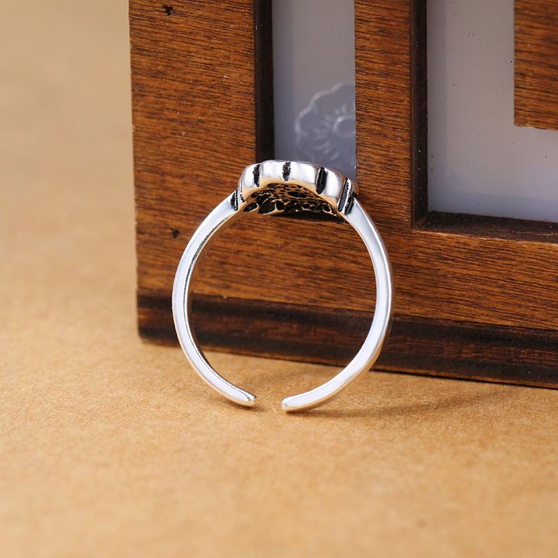 Womens Lotus Copper Ring Lightweight Elegant Fashion Jewelry Thai Inspired 16mm Diameter Lotus Flower Giftable