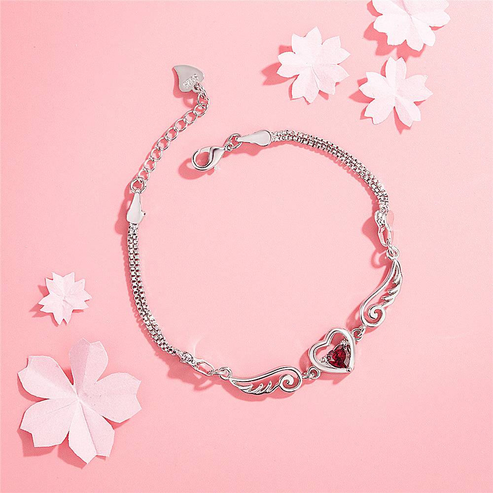 Copper Angel Wings Wave Design Bracelet for Women Fashion Jewelry Gift for Travel Promotions and Business Everyday Wear