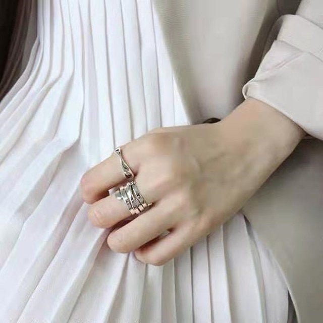 Trendy Twisted Ring Copper Plated Band Fashion Jewelry Hypoallergenic Ring For Women And Girls Twisted Lineage