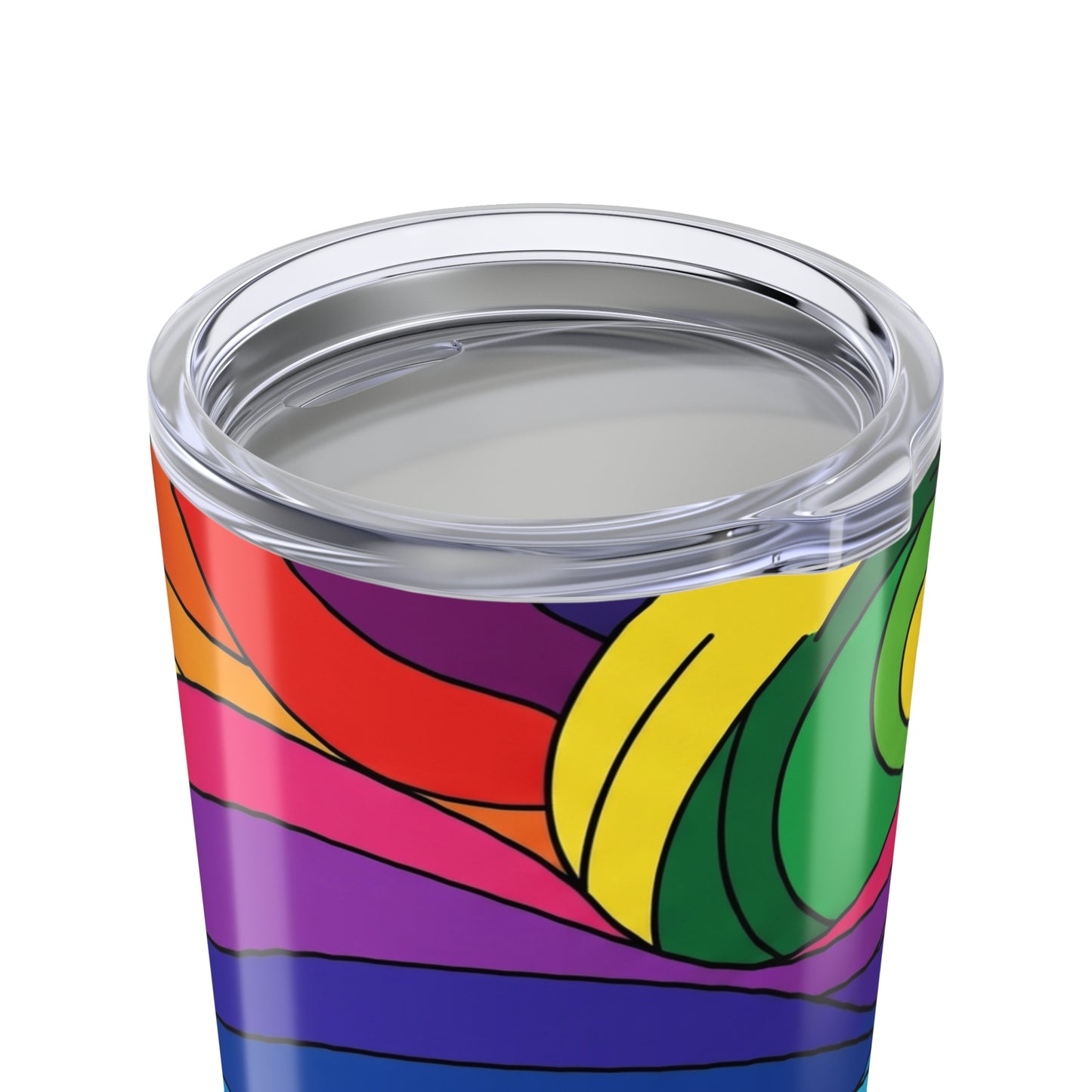 20 Oz Stainless Steel Tumbler With Double Wall Vacuum Insulation Leak Proof Printed Design For Hot Or Cold Drinks