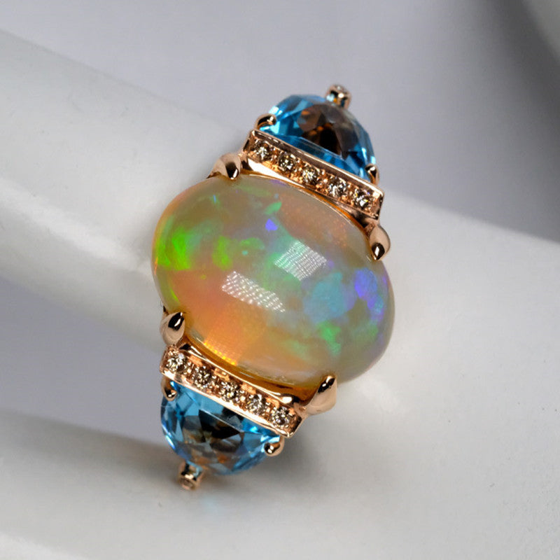 Elegant Water Drop Ring For Women Electroplated Alloy Fashion Vintage Simple Ring For Everyday Wear Gift Today