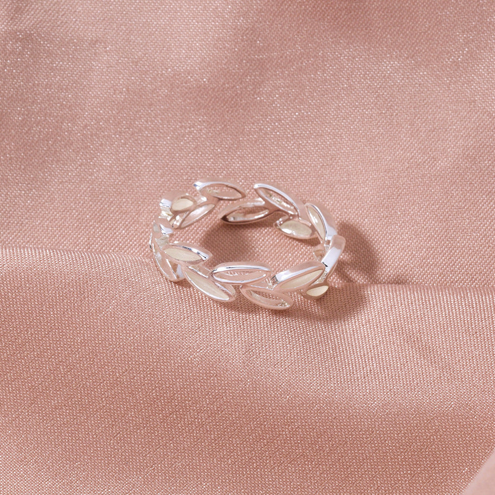 Starry Copper Ring With Drip Oil Finish European Design Fashion Jewelry Ring For Women Size 7 Elegant Star Accent