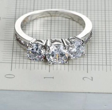 Copper Ring Diamond Accent Elegant Jewelry Heroine Design For Women Fashionable Ring Everyday Wear Copper Ring