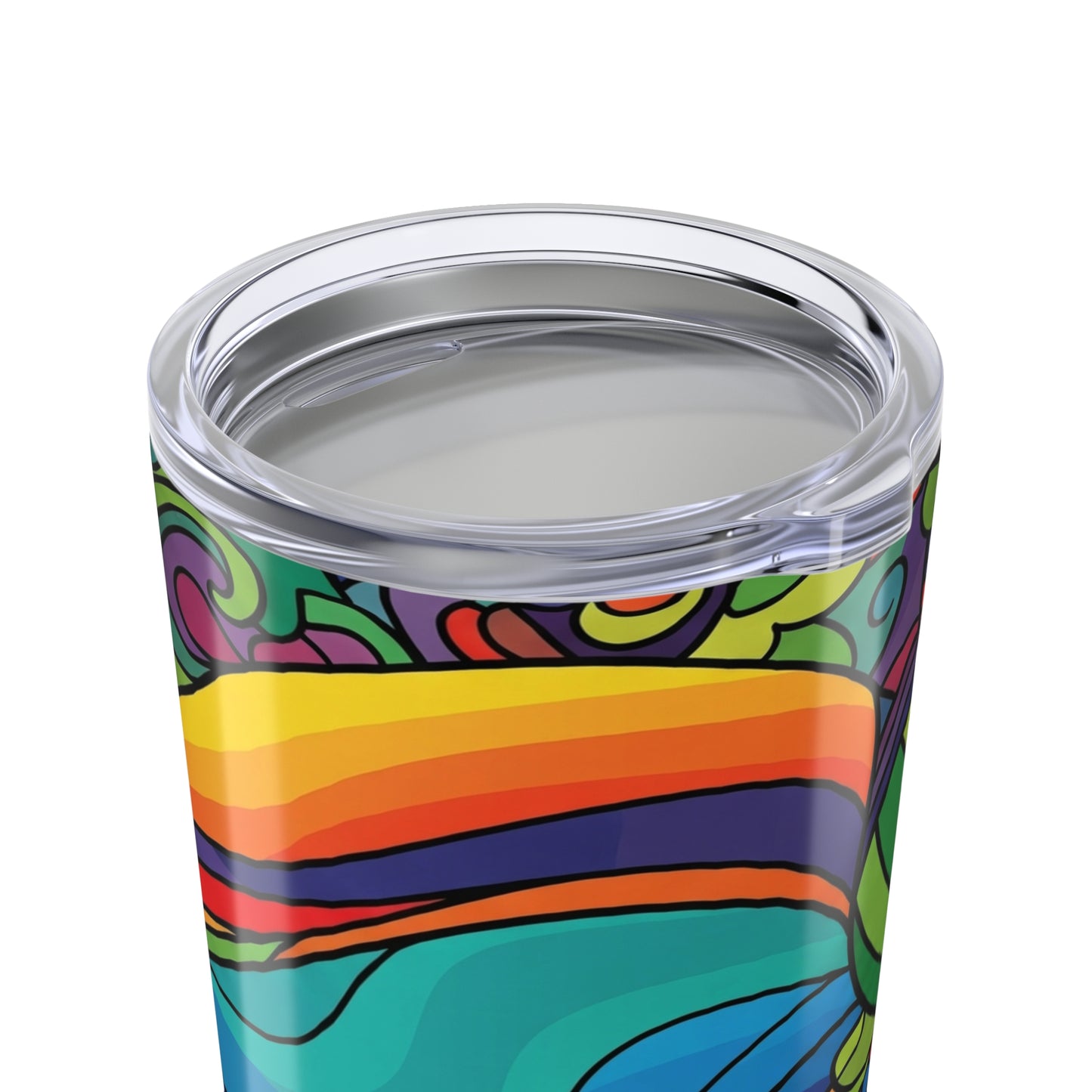 20Oz Stainless Steel Tumbler With Double Wall Vacuum Insulation Spill Resistant Thermal Coffee Cup With Printed