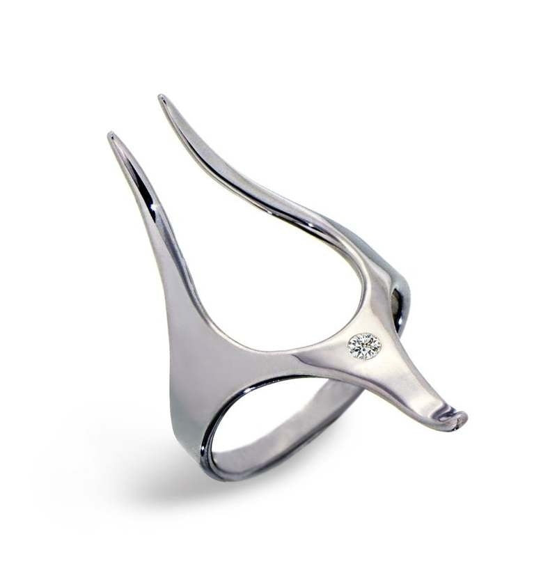 Womens Puppy Ring Animal Design Silver Alloy Ring Electroplated Cute Dog Ring For Women Elegant Gift For Women