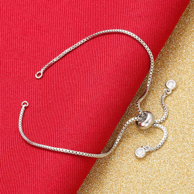 Brass Adjustable Chain 240mm Long Copper Color For Necklace And Bracelet Making Durable Brass Look For You Now