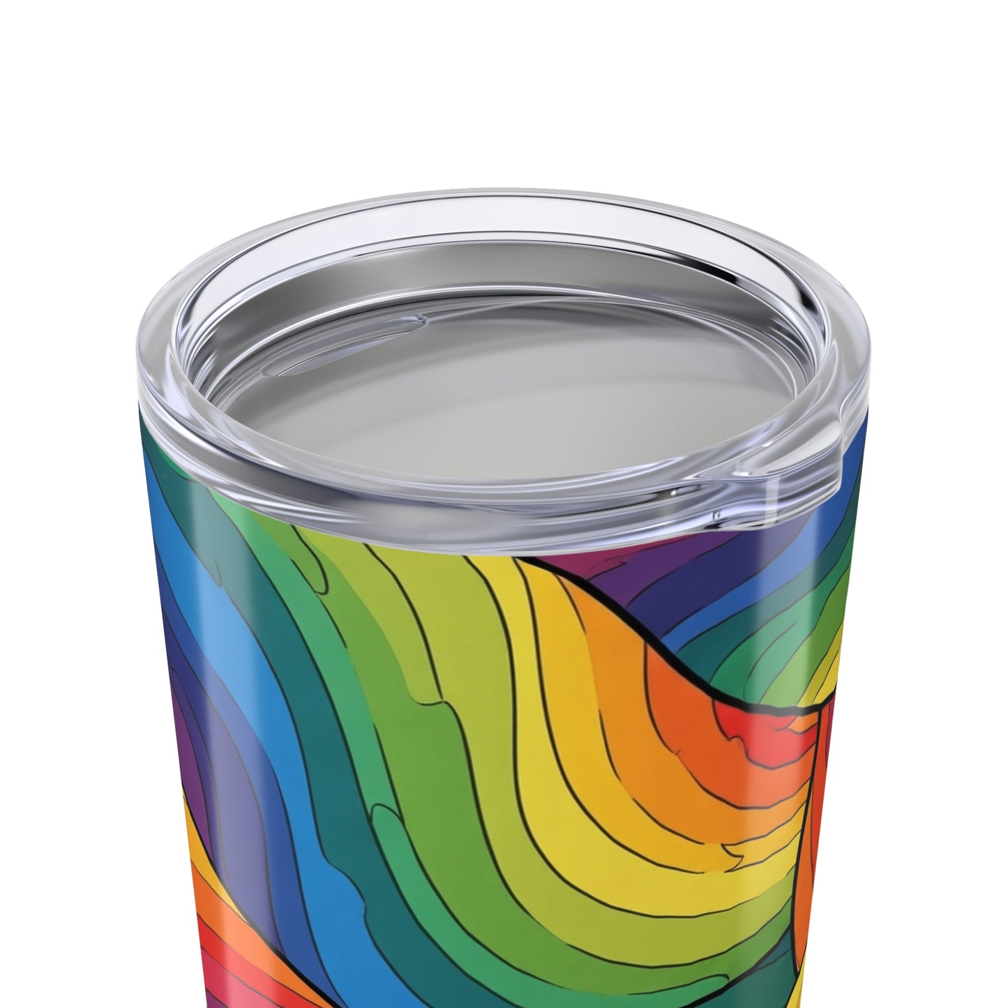 20 Oz Stainless Steel Travel Mug With Vibrant Printed Design Double Wall Vacuum Insulated Leak Proof Hot Cold
