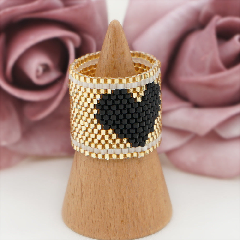 Bohemian Couple Rings Hand Woven Unisex European Style Rings For Lovers Romantic Gift Idea Handcrafted Boho Jewelry