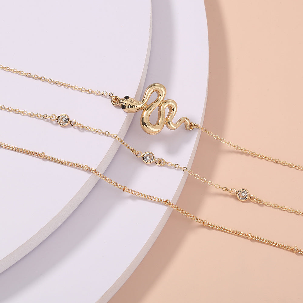 Womens Copper Snake Bracelet MultiLayer Bangle ExaggeratedDesign Fashion Jewelry Statement Piece Unique Plated