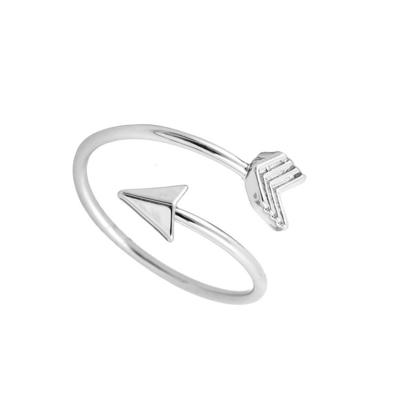 Alloy Arrow Rings Fashion Jewelry Accessory For Ladies And Girls Trendy Rings Everyday Wear Party Or Occasions
