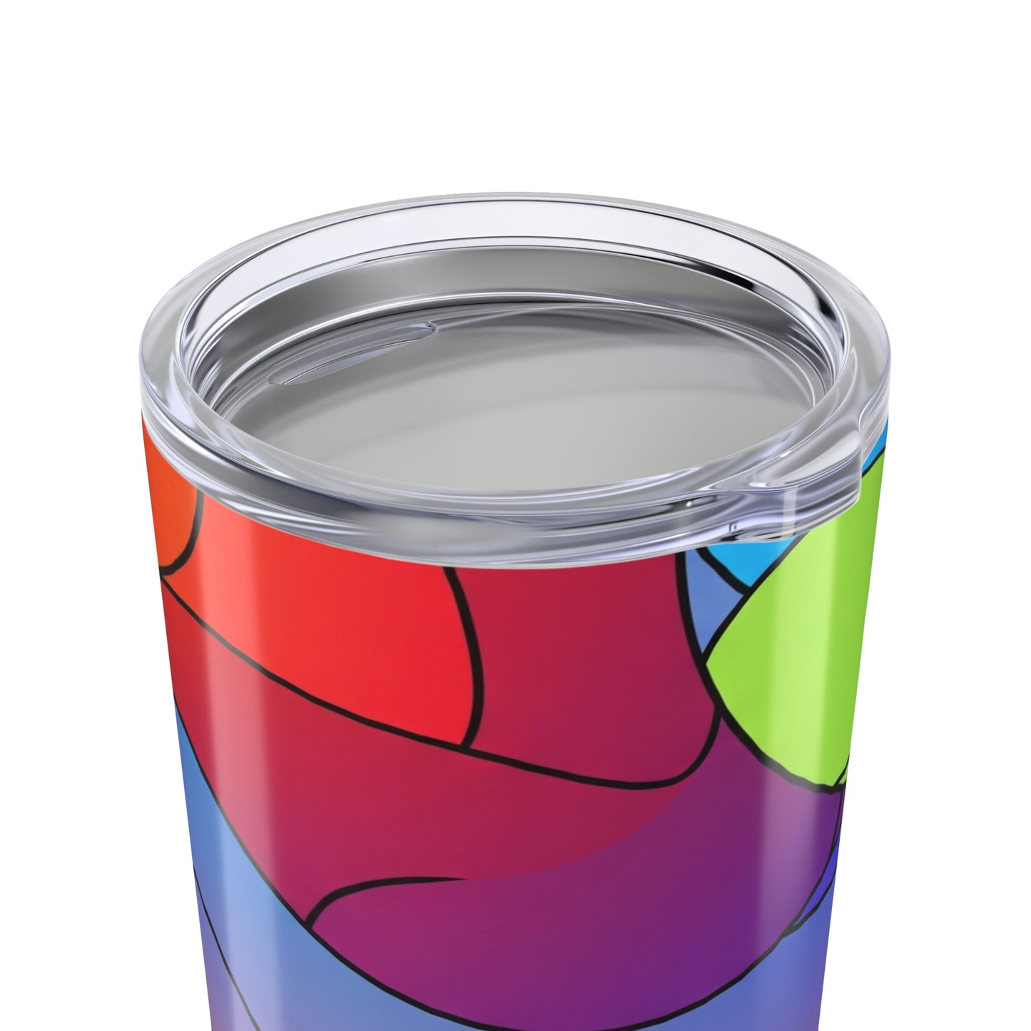 20 Ounce Stainless Steel Tumbler With Printed Design Double Wall Vacuum Insulated Leak Proof Thermal For Daily