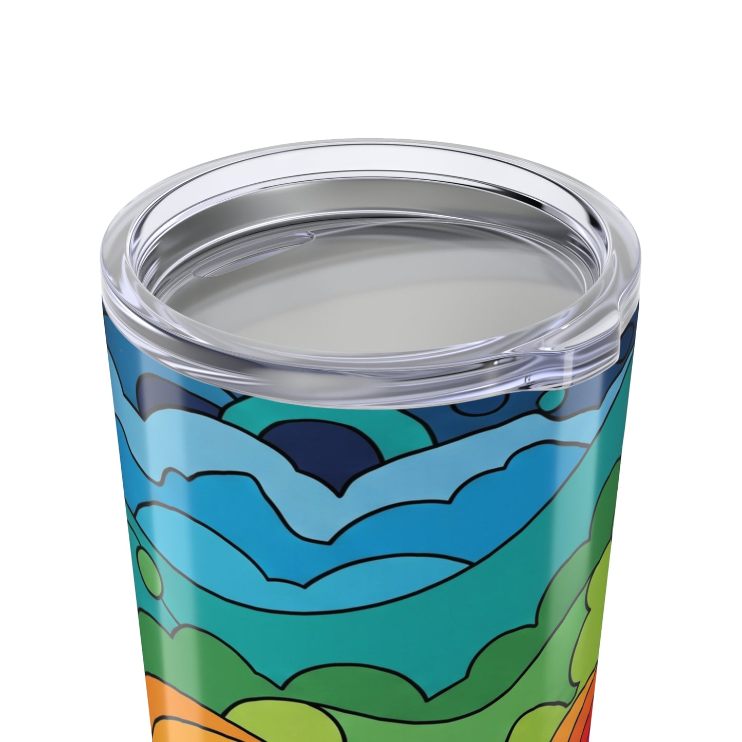 20oz Stainless Steel Tumbler With Double Wall Vacuum Insulation Leak Proof Lid Printed For Hot And Cold Drinks