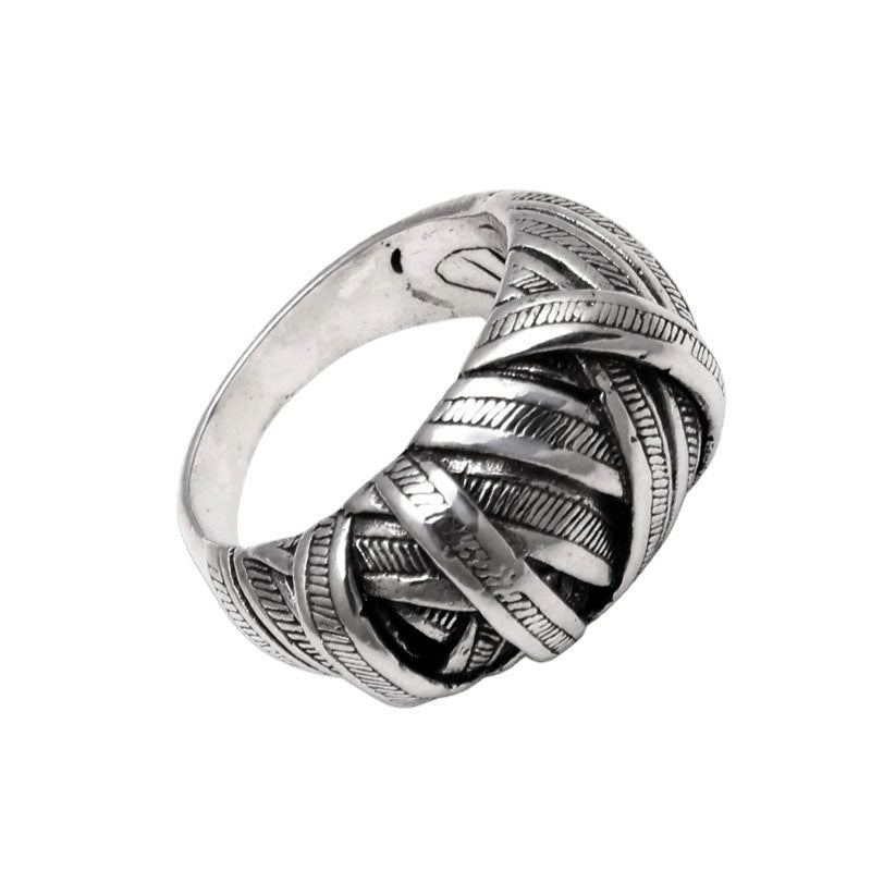 Women Alloy Finger Ring Electroplated Retro Fashion Jewelry