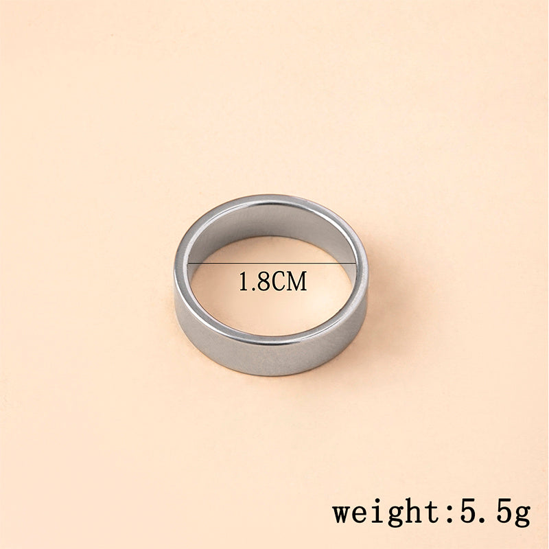 Couple Rings Set Stainless Steel Sun And Moon Eco Gift