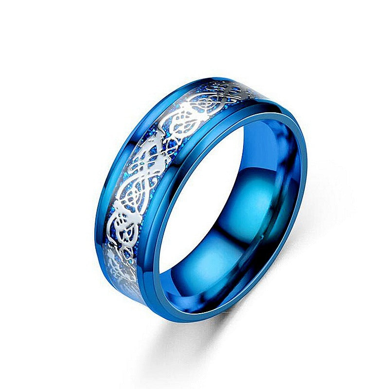 Unisex Stainless Steel Dragon Ring Zodiac Design Jewelry For Men And Women Great Travel Anniversary Gift Today