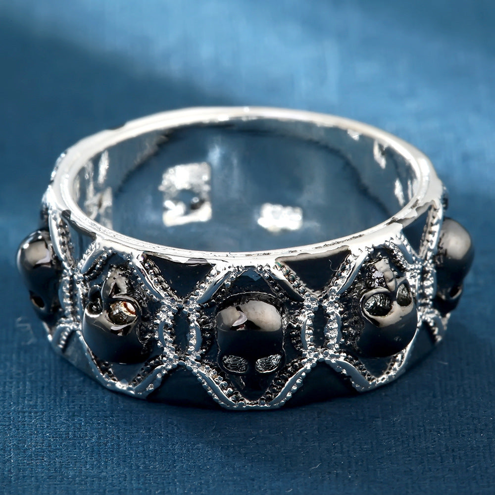 Copper Ring Vintage Style Black Color Sizes 4th Through 12th Handcrafted Statement Accessory For Everyday Wear