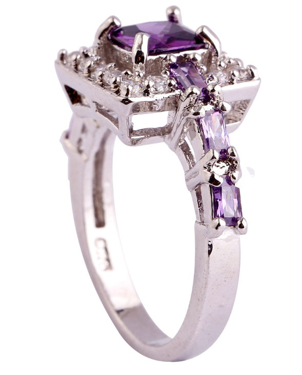 Copper Plated Platinum Ring For Gifts And Weddings Europe And America Style Occasion Accessory Ideal For Anniversaries