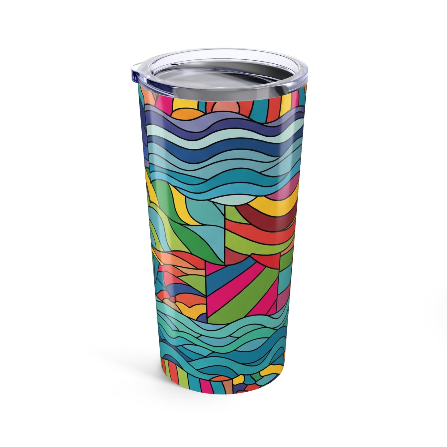 20oz Stainless Steel Tumbler With Double Wall Vacuum Insulation Leak Proof For Hot And Cold Beverages Durable