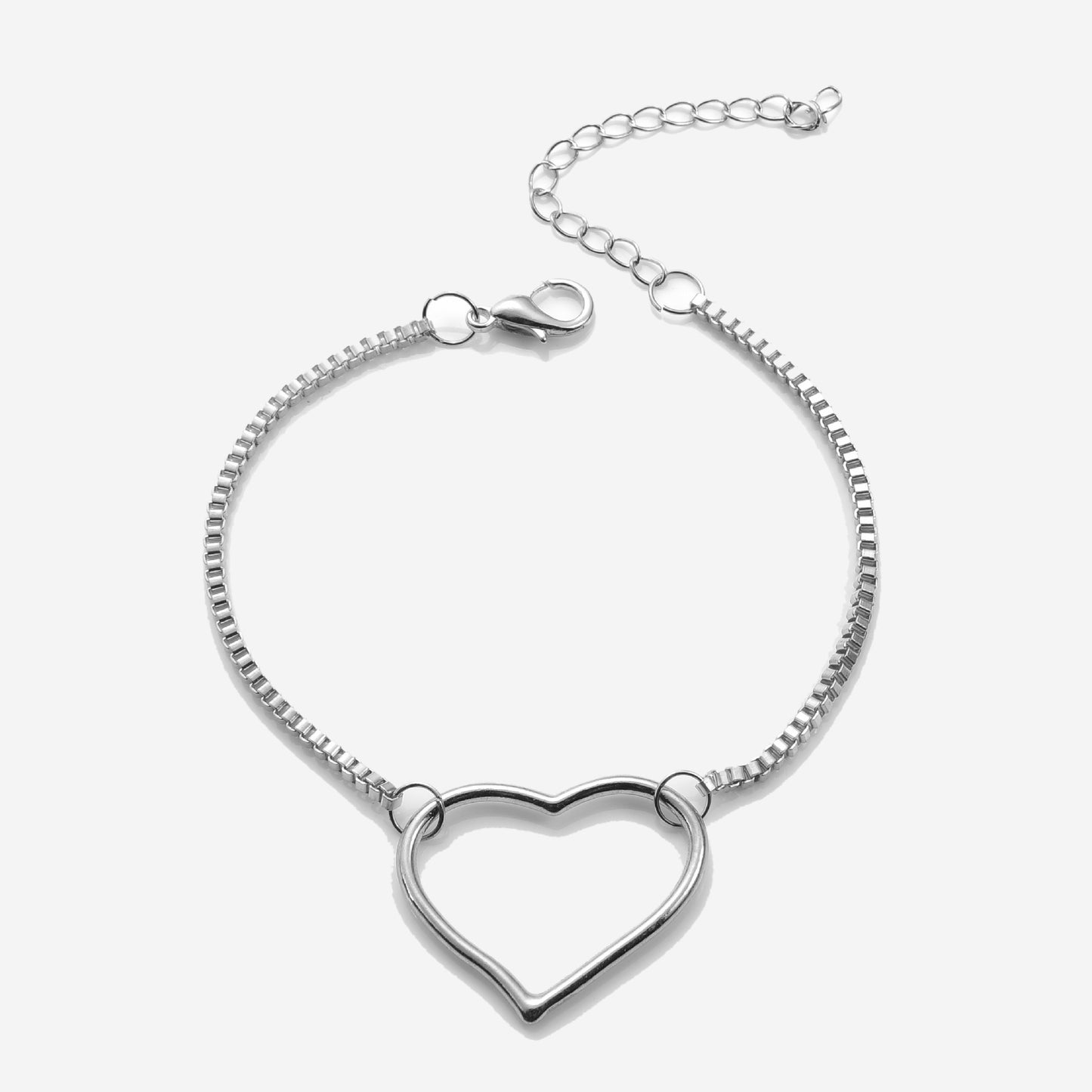 Womens Peach Heart Bracelet Electroplated Alloy Bangle Fashionable Heart Charm Jewelry Anti Fatigue For All Day Comfort