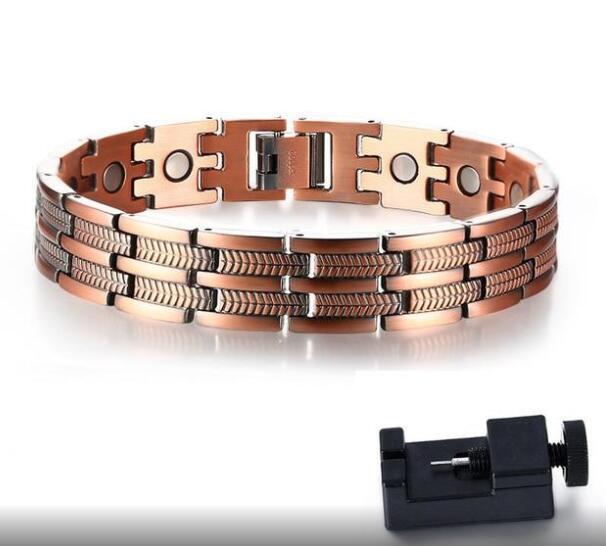 Mens Stainless Steel Bracelet With Geometric Design And Magnetic Closure For Anniversary Gift For Him Giftable