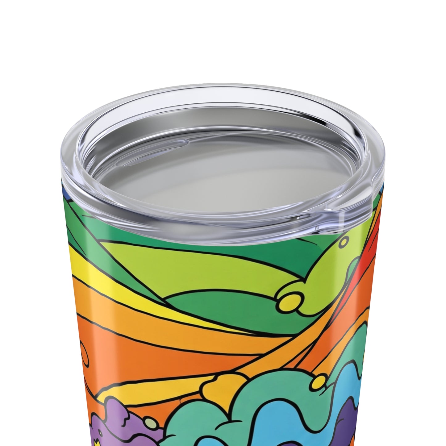 20oz Stainless Steel Tumbler With Vacuum Insulation Printed Travel Mug For Hot Or Cold Drinks Durable Dishwasher