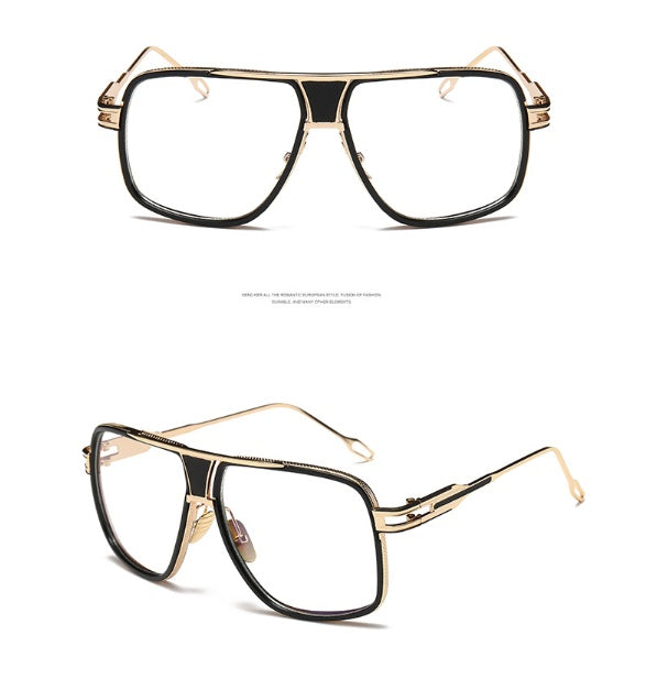 Womens Vintage Sunglasses UV400 Protection Metal Frame PC Lens Retro Style Large Fit Glasses For Women Driving