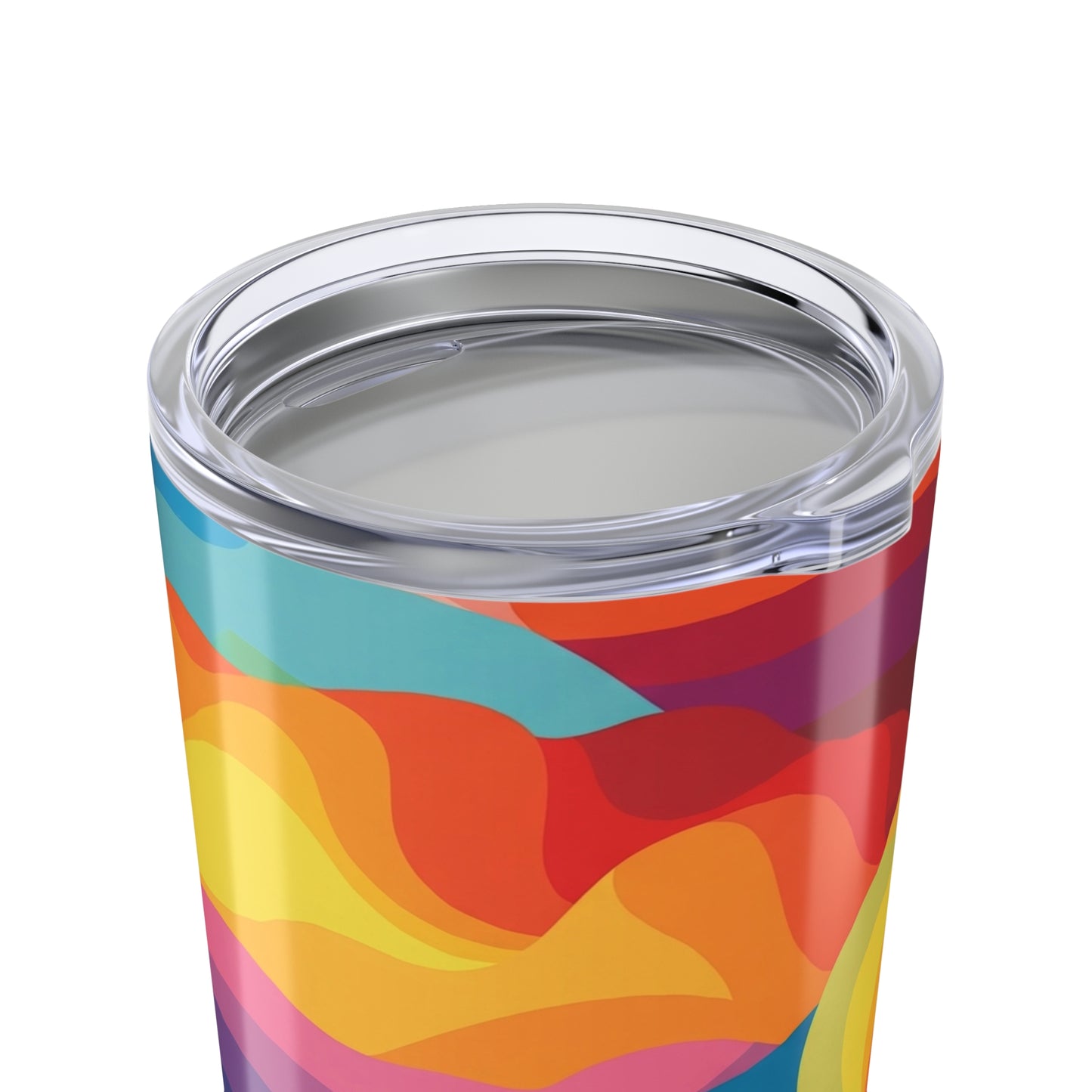 20oz Stainless Steel Printed Tumbler With Double Wall Insulation Travel Mug Spill Resistant For Hot And Cold