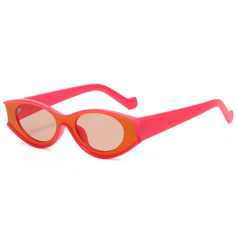 UV400 Womens Sunglasses Full Frame Oval Driving Outdoors Travel Plastic Frames Assorted Colors Non Polarized Light