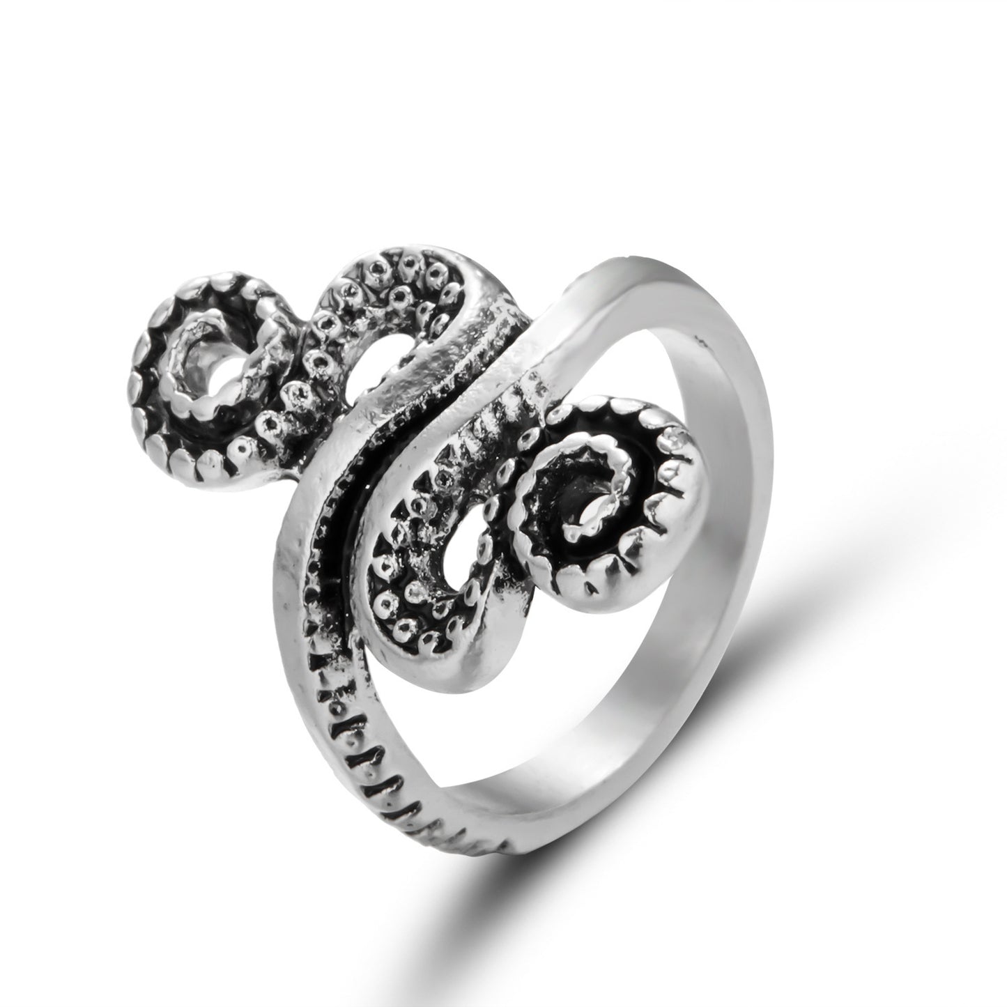 Womens Vintage Butterfly Ring Adjustable Alloy Intricate Cutout Wings Owl Design Fashion Jewelry Everyday Wear