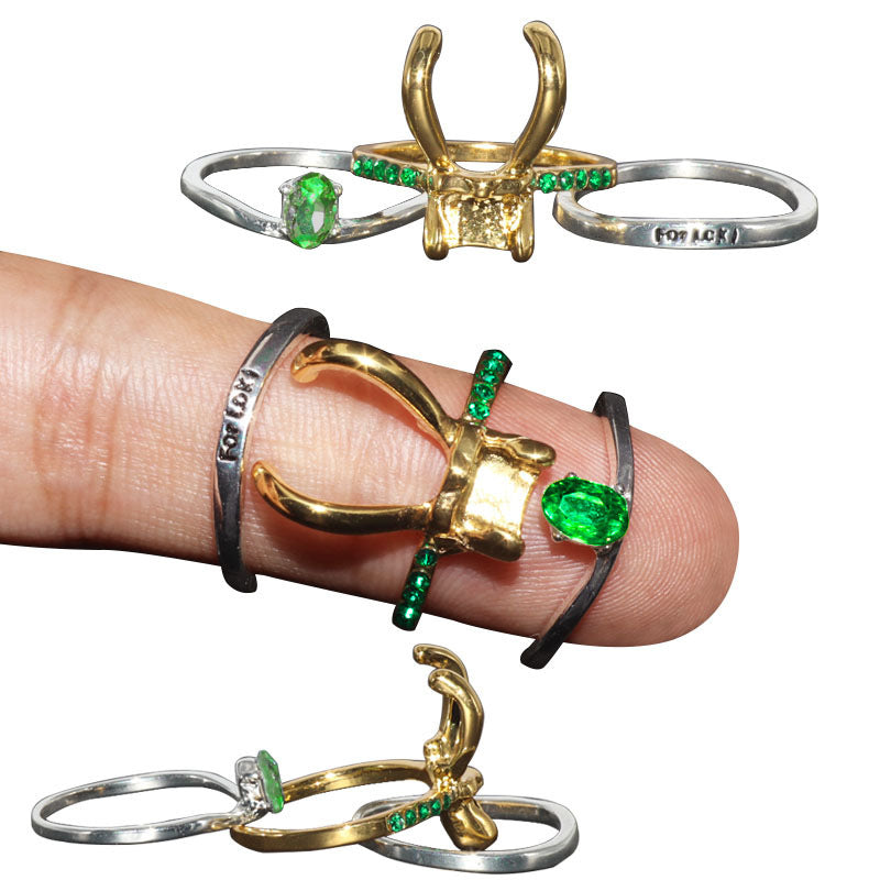 Gold Plated Alloy Stackable Ring Set Geometric Knuckle Rings Fashion Jewelry for Women Men Elegant Modern Look
