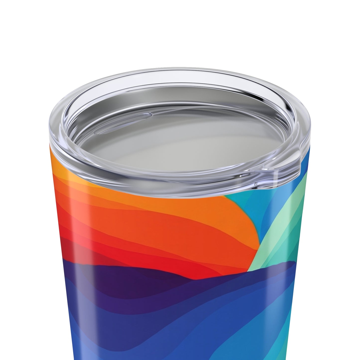 20 Oz Metal Travel Mug With Vacuum Insulation Leak Proof Lid BPA Free Printed Beverage Container For Hot And Cold