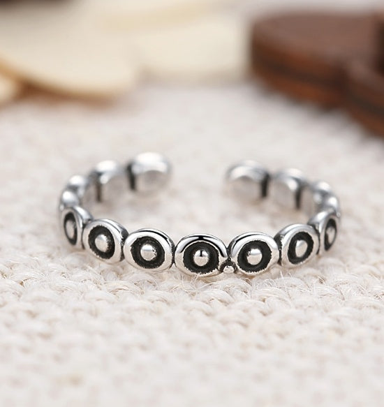 Sterling Silver Ingot Ring With Korean Inspired Design Durable Fashion Jewelry For Women Statement Accessory Everyday