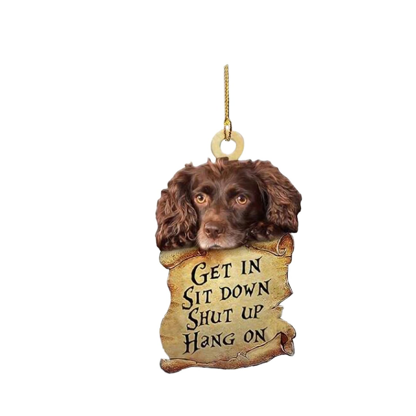 Cartoon Animal Car Pendant Hanging Ornament Double Sided