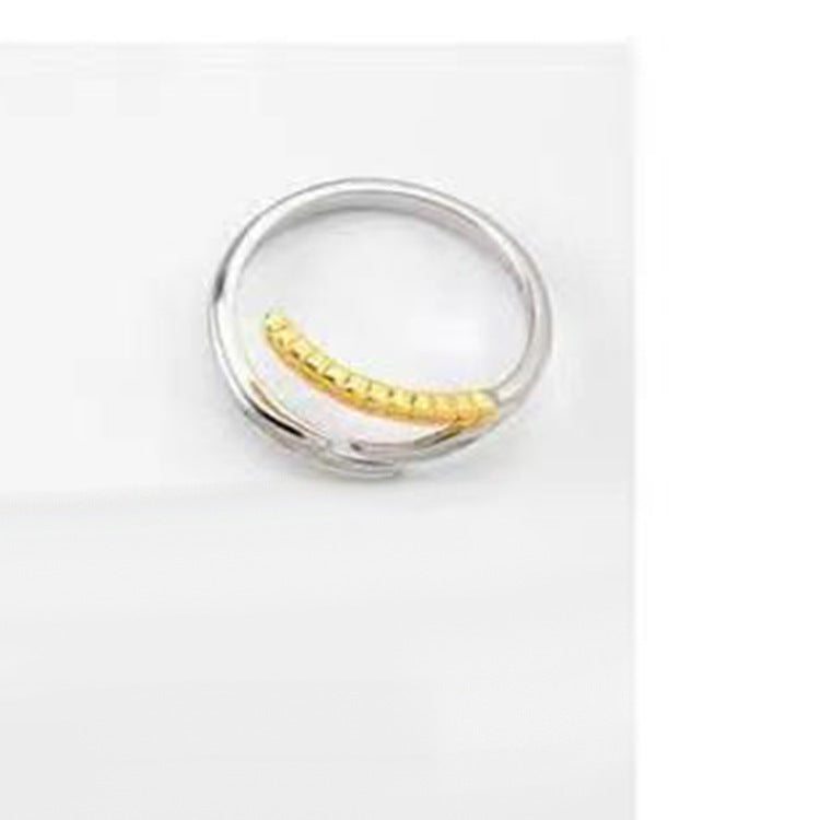 Unisex Wheat Ear Ring Adjustable Copper Jewelry Silver Tone Fashion Accessory Durable Mens Womens Ring For All