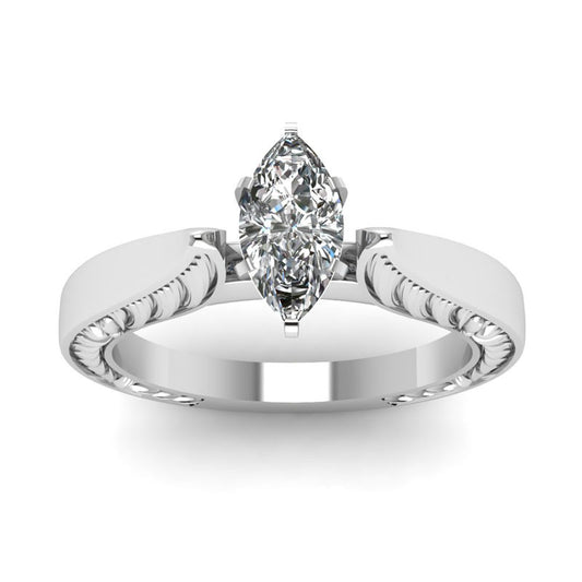 Womens Vintage Ring Horse Eye Zircon Geometric Alloy Electroplated European American Jewelry For Women Jewelry