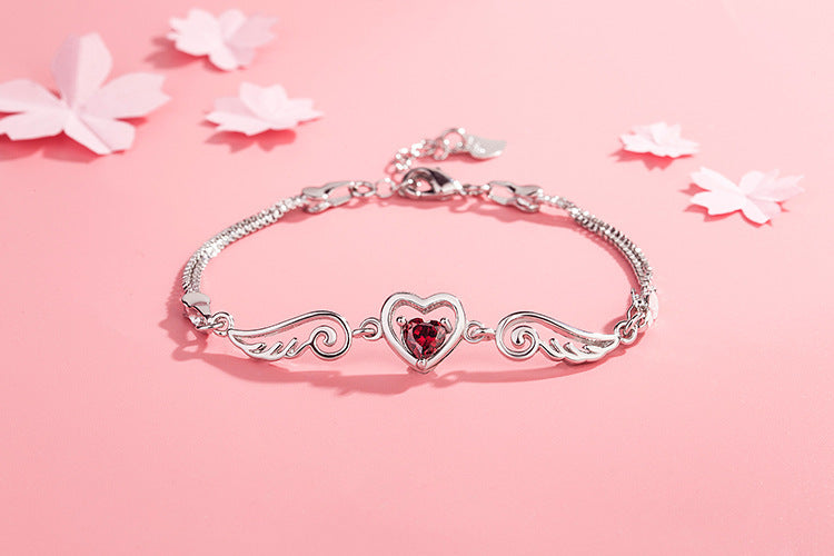 Copper Angel Wings Wave Design Bracelet for Women Fashion Jewelry Gift for Travel Promotions and Business Everyday Wear