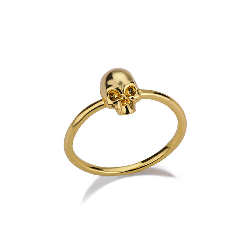 Antelope Skull Ring Gold Silver Unisex Fashion Accessory