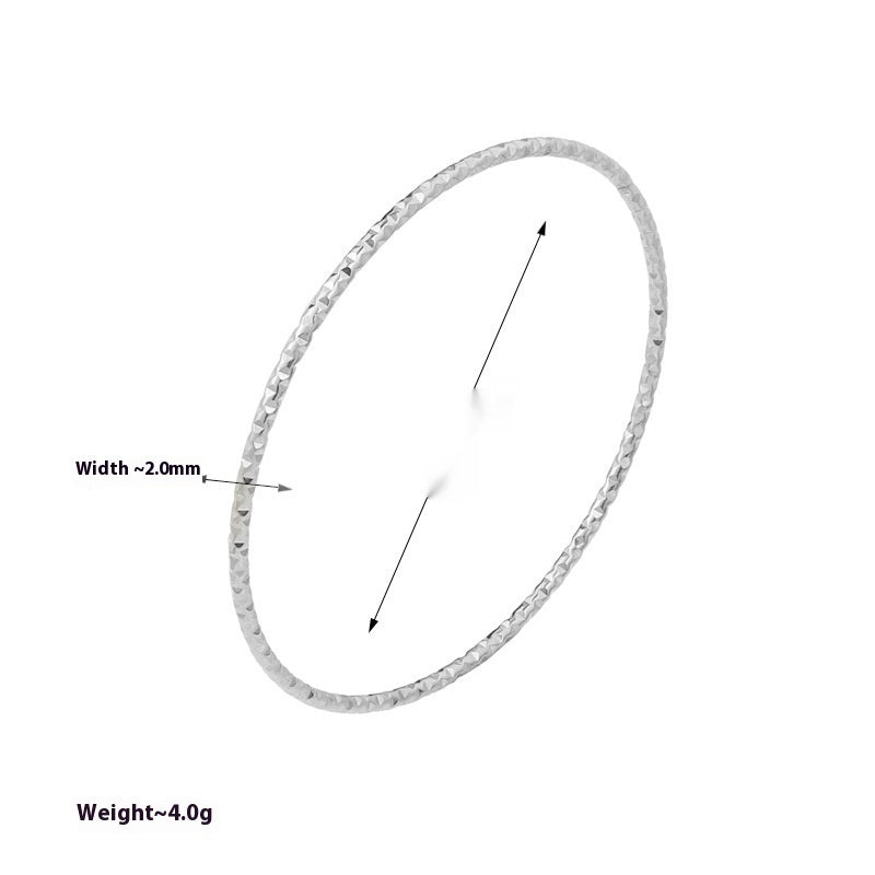 Womens Titanium Steel Bracelet Starry Sky Design Fashion Bangle Elegant Jewelry Star Design Bracelet Gift Chic