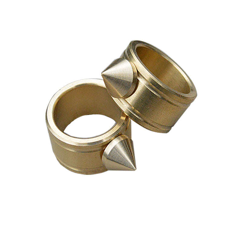 Brass Self Defense Ring For Women 27mm Outer Diameter Wide