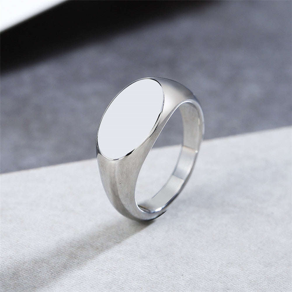 Korean Version Of Glossy Ins Cold Wind Men's And Women's Rings
