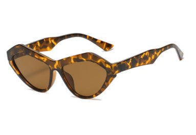 Womens Triangle Cat Eye Sunglasses UV400 Protection Fashionable Sun Glasses for LadiesLightweightFrame Comfort