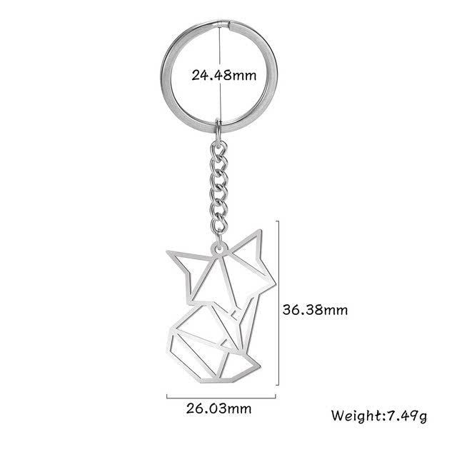 Animal Stainless Steel Key Ring Keychain For Men And Women With Various Animal Designs Durable Non Rusting Dog