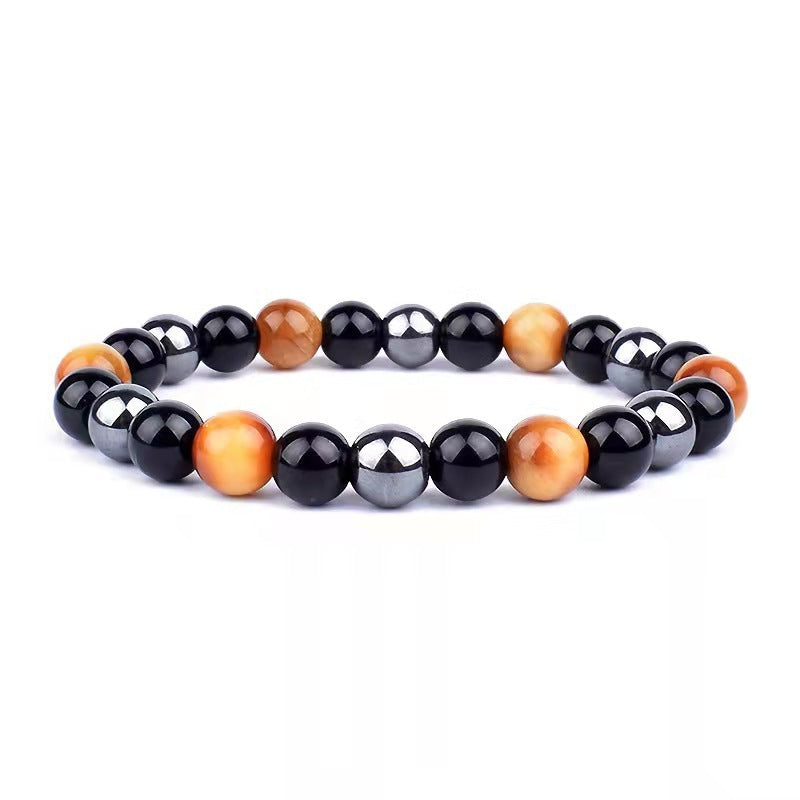 Unisex Agate Bead Bracelet Geometric Natural Stone Jewelry