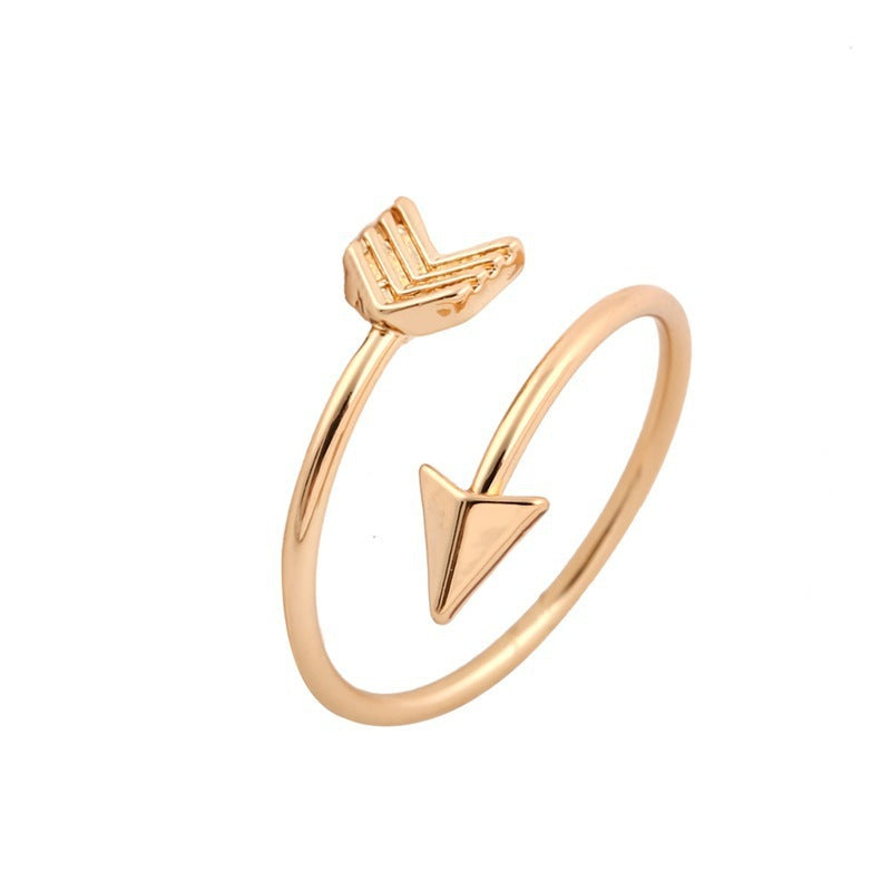 Alloy Arrow Rings Fashion Jewelry Accessory For Ladies And Girls Trendy Rings Everyday Wear Party Or Occasions