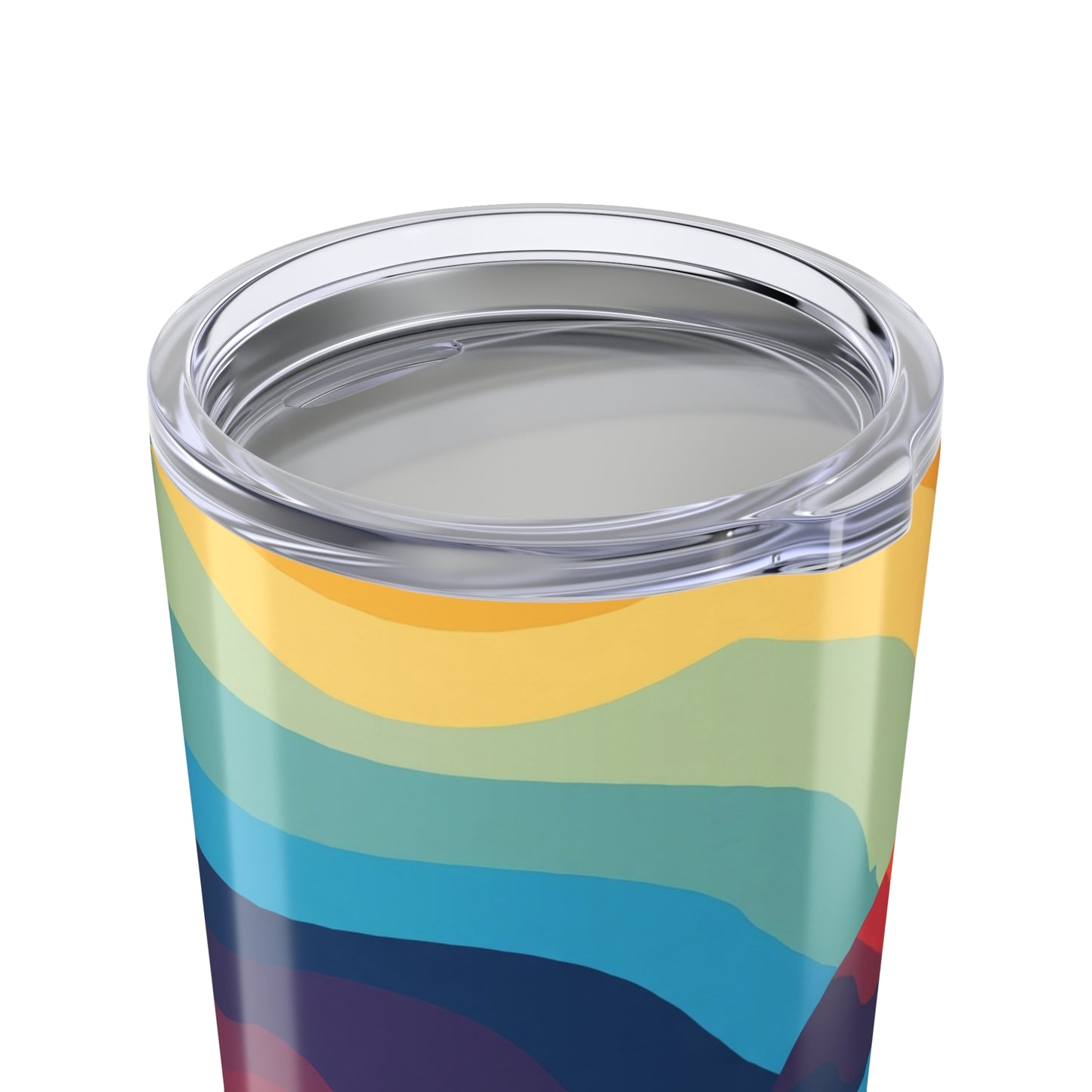 20oz Stainless Steel Printed Travel Mug Double Wall Vacuum Insulated Spill Resistant Durable Beverage Container