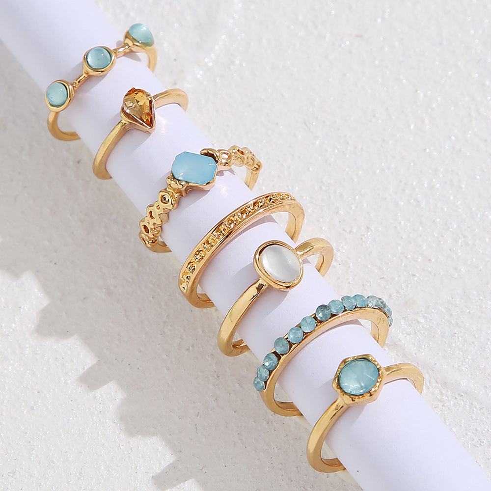 Adjustable Copper Tail Ring For Women And Girls European Style Open Ring Niche Design For Casual Everyday Wear