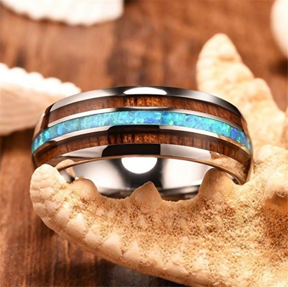 Ceramic Tungsten Steel Ring Polished Band For Men And Women Wedding Engagement Gift High Quality Fashion Jewelry